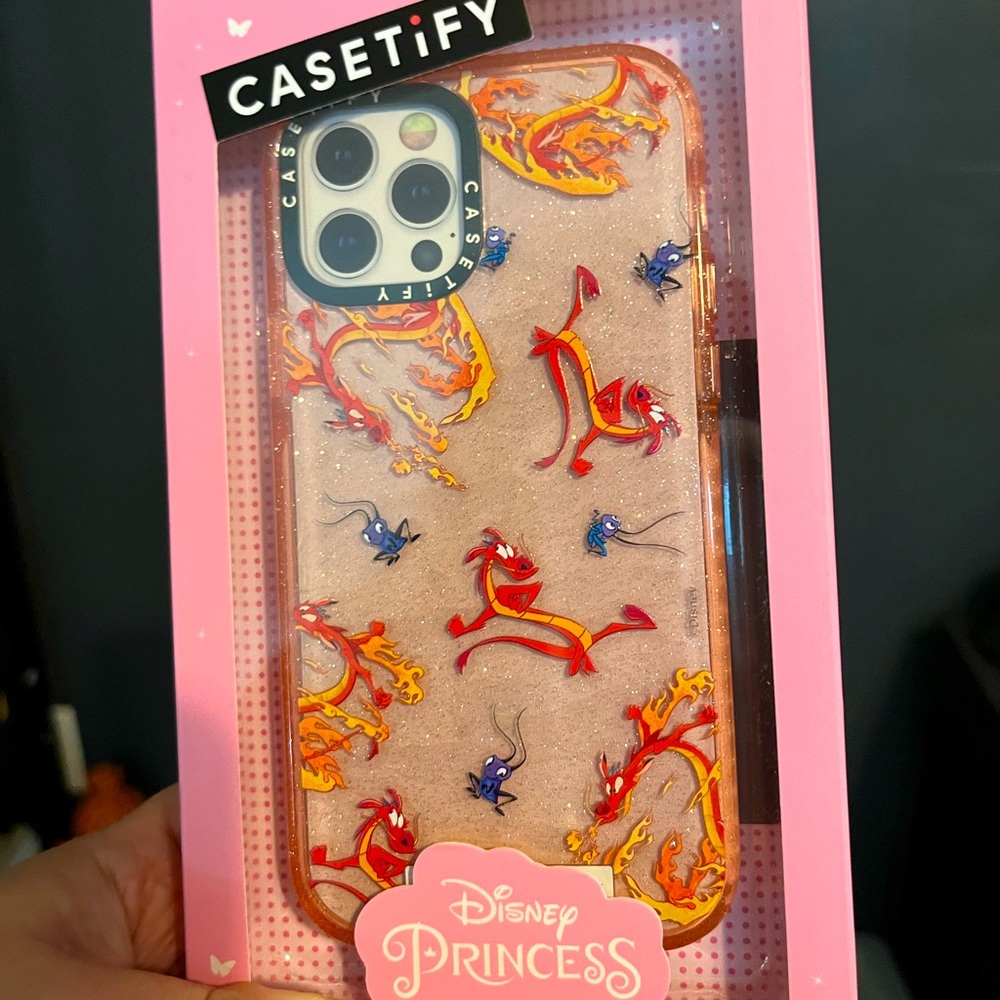 iPhone 12 Casetify x Disney Princess collection feat. Mushu & Cricket from Mulan